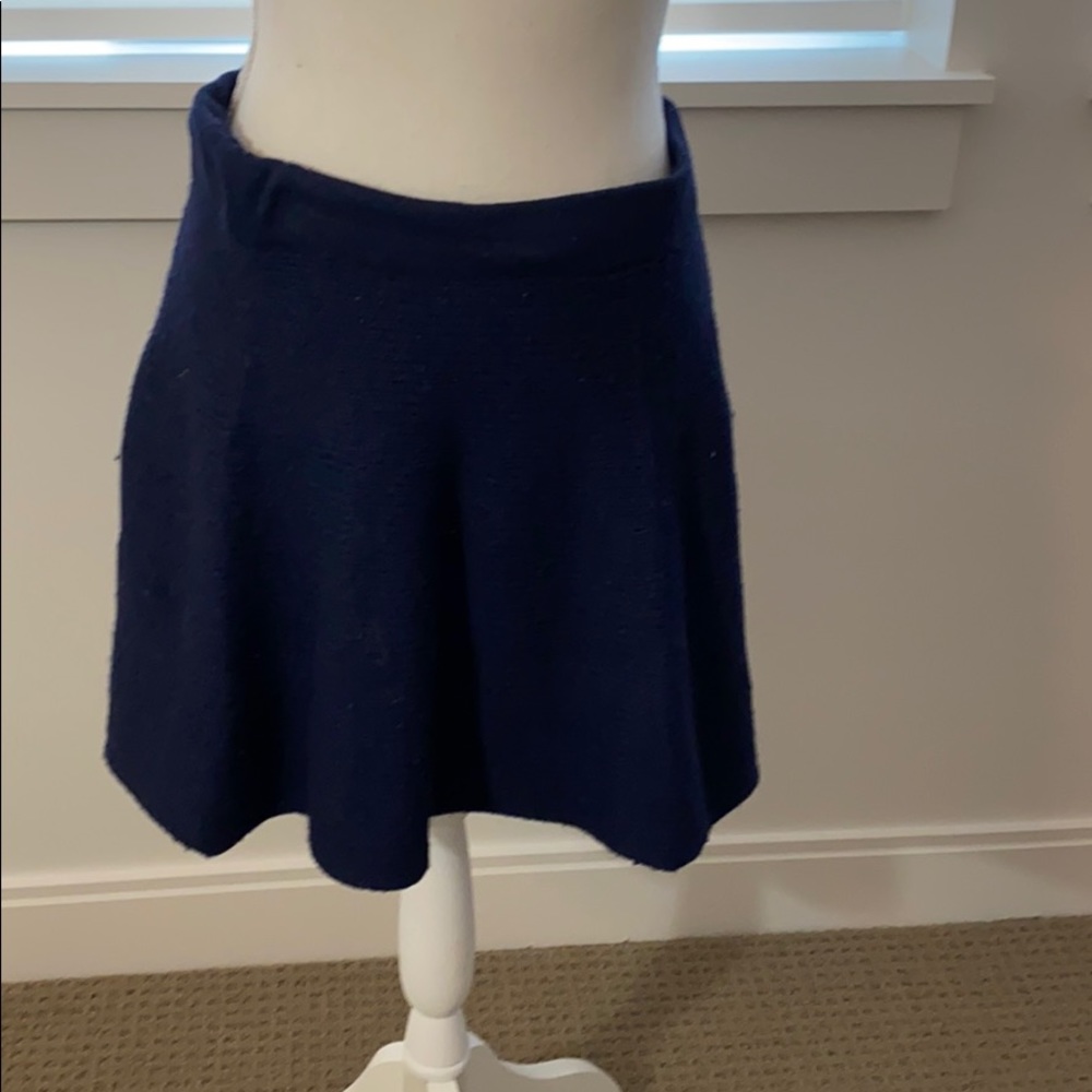 Navy neat skirt